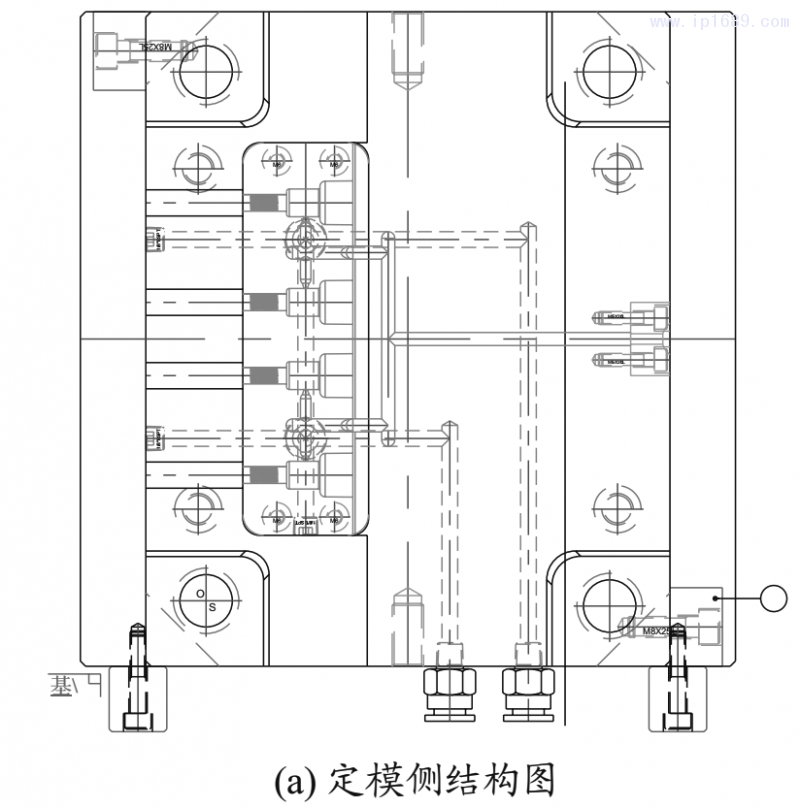 圖8 汽車拉線接頭的模具結(jié)構(gòu)2D圖1